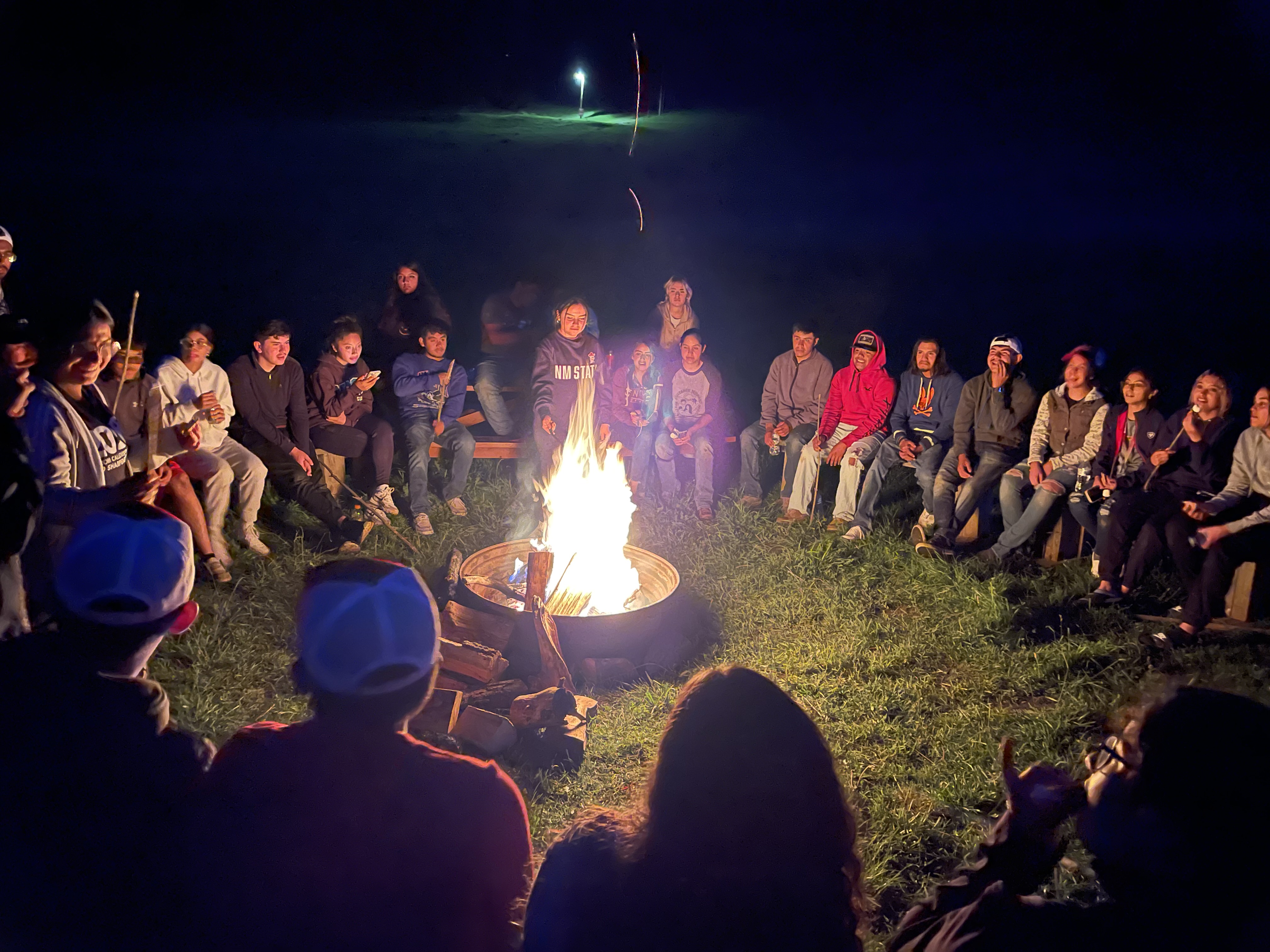 Cohort 21 Retreat Bonfire