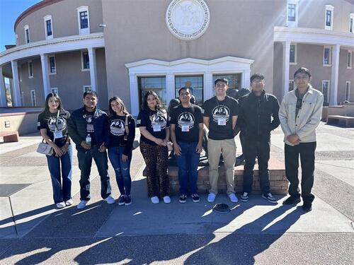 CAMP Students at NM Capitol