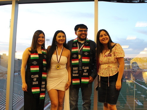 CAMP Graduates Daniel and Karina with Citlali and Desley