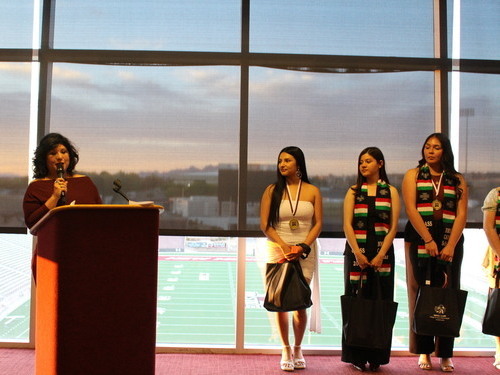 CAMP Speaker w Graduates